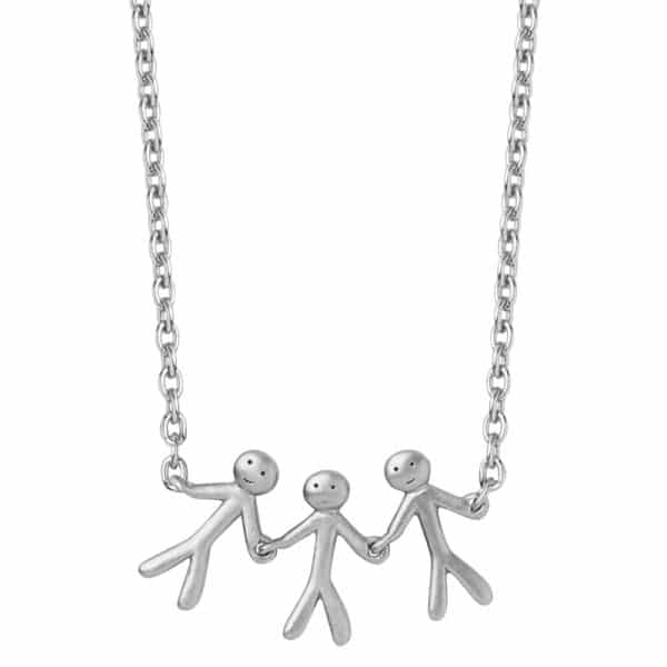 ByBiehl Family together 3 halskæde i sølv