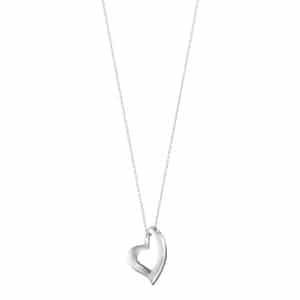 Georg Jensen Heart sølv halskæde - 10012161