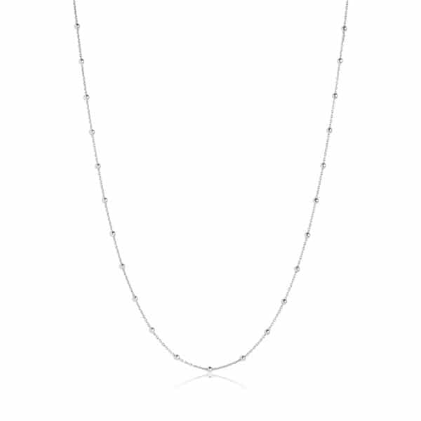 Sif Jakobs sølv halskæde, Cavalier 42 cm
