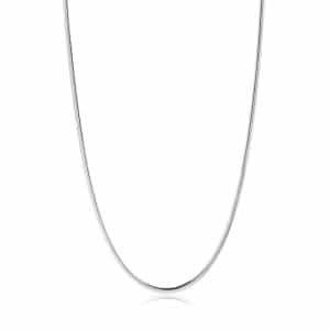 Sif Jakobs sølv halskæde, Serpente 45 cm
