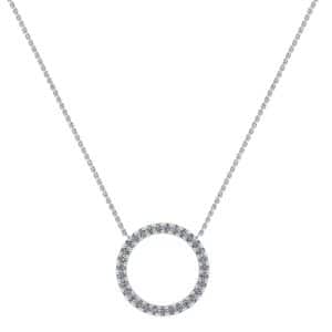 Smykkekæden Cirkel Halskæde i Sterling Sølv ORSDC002S