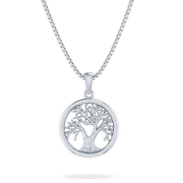 Tree Of Life Sterling Sølv Halskæde fra Smykkekæden