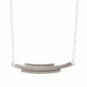 Brick Curve Sterling Sølv Halskæde fra Pernille Corydon