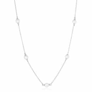 Sif Jakobs Padua Cinque halskæde i sølv med perler