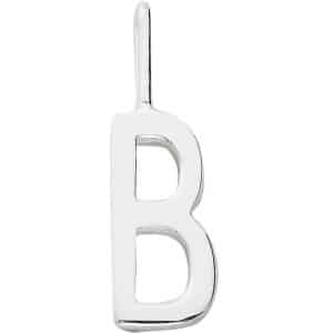 Design Letters Vedhæng Til Halskæde - B - Sølv - OneSize - Design Letters Smykker