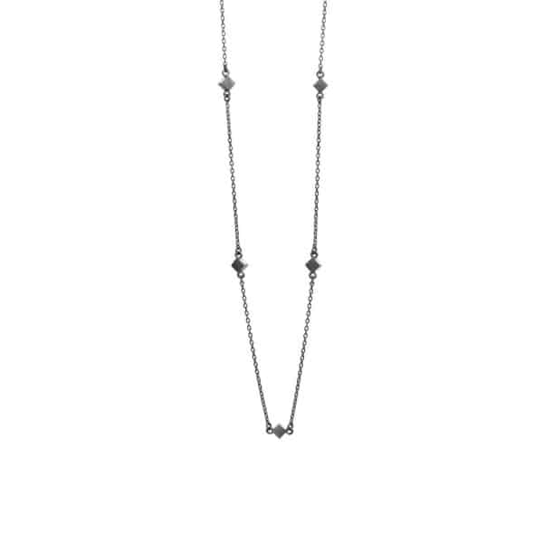 Block Necklace Sterling Sølv Halskæde fra Spirit Icons