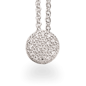 Scrouples Rhodineret Sølv Halskæde 229052
