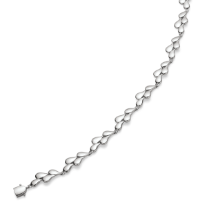 Rhodineret Sølv Halskæde fra Støvring Design 16223596