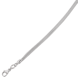 Slange Sterling Sølv Halskæde fra Støvring Design