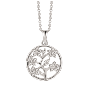 Støvring Design Livets Træ Halskæde i Sterling Sølv