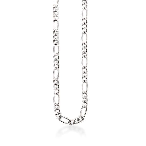 Figaro Rhodineret Sølv Halskæde fra Scrouples 37692,45