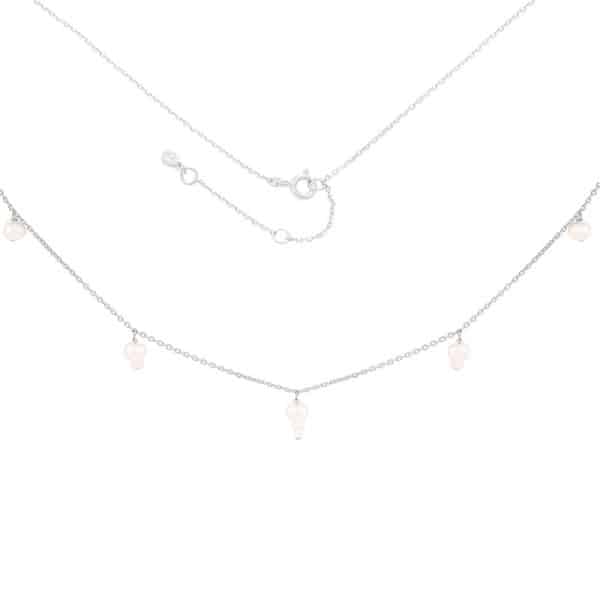 Hultquist Esther sølv halskæde med perler