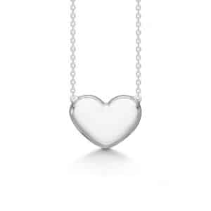 Mads Z HEART halskæde i sølv - 3120117