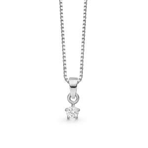 Rhodineret Sølv Halskæde fra Støvring Design 16148008
