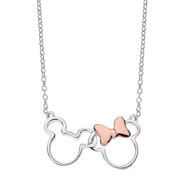 Støvring Design Mickey & Minnie Mouse Sterling Sølv Halskæde