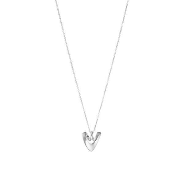 Georg Jensen Hearts Of Georg Jensen 661 halskæde med mini hjertevedhæng i sølv