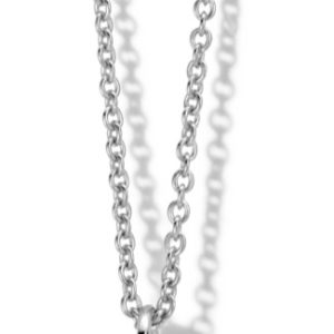 Figaro Pendant Sterling Sølv Halskæde fra Spirit Icons med Ferskvandsperle