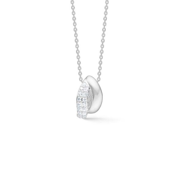 Mads Z Celia halskæde i sølv med cubic zirkonia