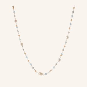 Mellow Blue Sterling Sølv Halskæde fra Pernille Corydon