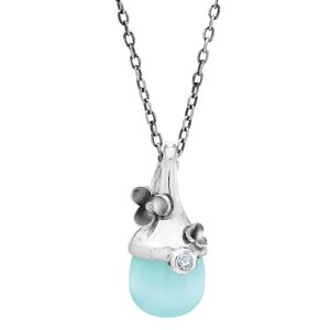 Rabinovich Delight Sterling Sølv Halskæde med Diamant 0,005 Carat