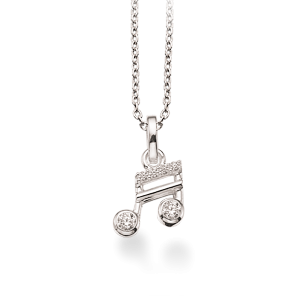 Scrouples Node Sterling Sølv Halskæde 233262