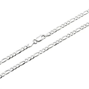 Figaro halskæde i Sølv - 3,5 mm fra 40 cm