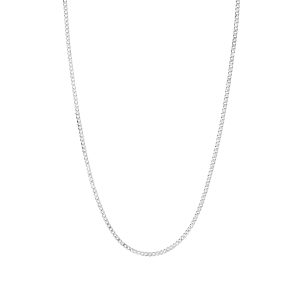 Saffi halskæde, sølv - 50 cm.