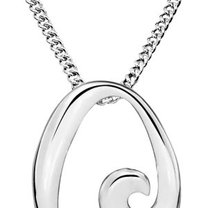 Swirl Halskæde Sølv